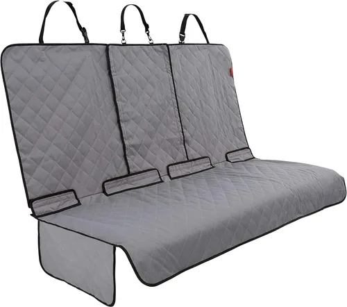 Miniatura 13 de Lusso Gear Funda de asiento de coche para perro, impermeable, antideslizante, protector de asiento trasero de automóvil, funda de asiento trasero