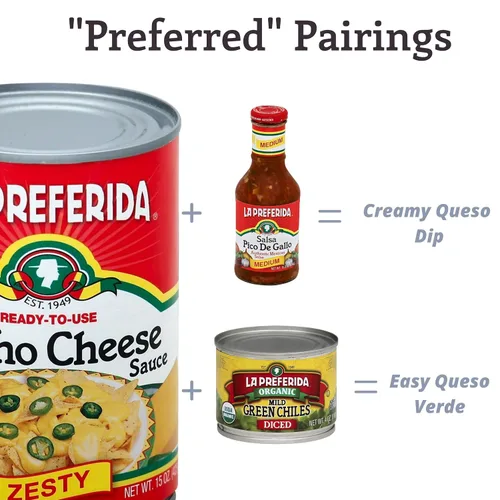 Miniatura 5 de La Preferida Salsa de queso nacho, 6.6 libras