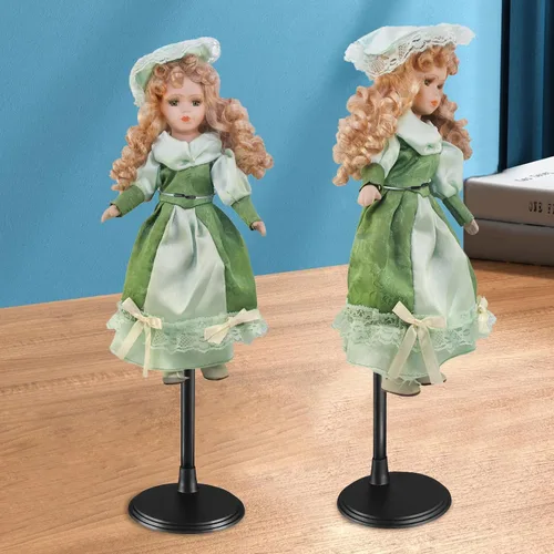 Miniatura 2 de Alipis Soportes de soporte para muñecas de 15.35 pulgadas, soportes de muñeca ajustables portátiles para exhibición y almacenamiento, estantes
