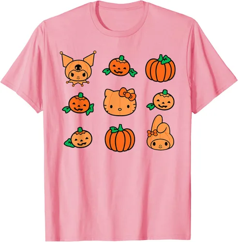 Miniatura 46 de Camiseta de Halloween Hello Kitty My Melody Kuromi Pumpkins