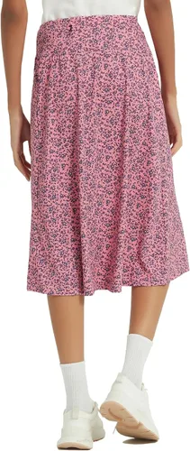 Miniatura 34 de NOOYME Falda pantalón de 28 pulgadas para mujer con 3 bolsillos, modesta, longitud hasta la rodilla, atlética, midi