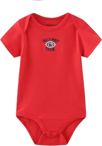 Miniatura 6 de Kiddiezoom Mameluco unisex de algodón de una pieza para bebé recién nacido, 5