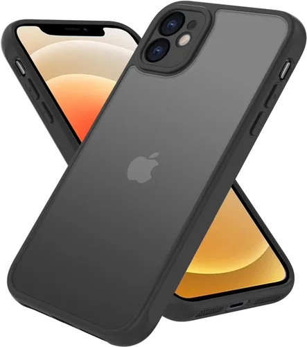 Miniatura 77 de PinLiSheng Funda mate para iPhone 11, funda protectora dura y delgada con protección a prueba de golpes, funda trasera translúcida y mate para Gris