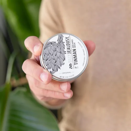 Miniatura 5 de Billy Jealousy Tinman - Cera para barba con fijación ligera y acabado mate, producto nutritivo para el cuidado de la barba formulado con cera