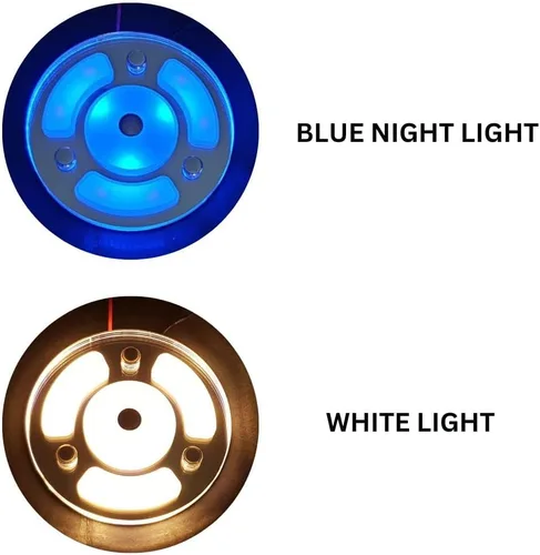 Miniatura 6 de Marvix Lámpara de techo LED RV de 12 V 24 V, foco regulable de día/noche, interruptor táctil azul/blanco, foco de techo controlado - Iluminación