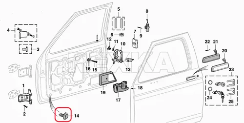 Miniatura 6 de Rexka 15 clips de retención de panel de puerta compatibles con Ford N802900 Explorer F-150 F-250 F-350 Mustang Ranger