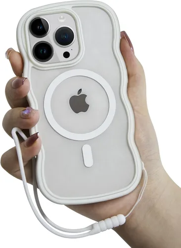 Miniatura 35 de Funda magnética para iPhone 13 Pro Max, funda transparente para iPhone 13 Pro Max, bonita funda para iPhone 13 Pro Max, funda protectora de TPU