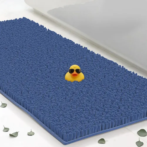Miniatura 22 de ITSOFT Alfombra de Felpa para Baño 59x21 pulgadas, Tapetes de Baño Absorbentes Lavables a Máquina Antideslizantes, de Secado Rápido, Alfombras