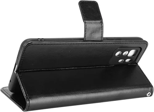 Miniatura 5 de Funda para Xiaomi Redmi Note 10 Pro 5G, Funda de cuero con tapa para Xiaomi Poco X3 GT/Redmi Note 10 Pro 5G Case Negro