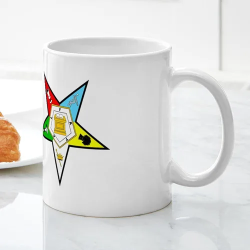 Miniatura 6 de CafePress Masonic Eastern Star - Taza de café de cerámica (11.0 fl oz)