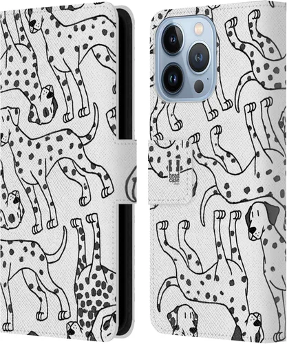 Miniatura 12 de Head Case Designs Airedale Terrier Dog Breed Patterns 4 Leather Wallet Case Compatible with Apple iPhone 13 Pro
