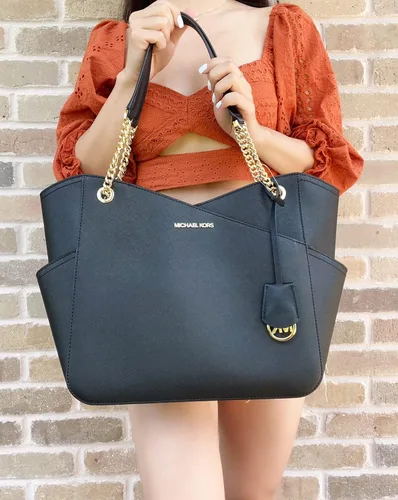 Miniatura 3 de Michael Kors - Bolso tote Jet Set Travel grande con cadena para el hombro