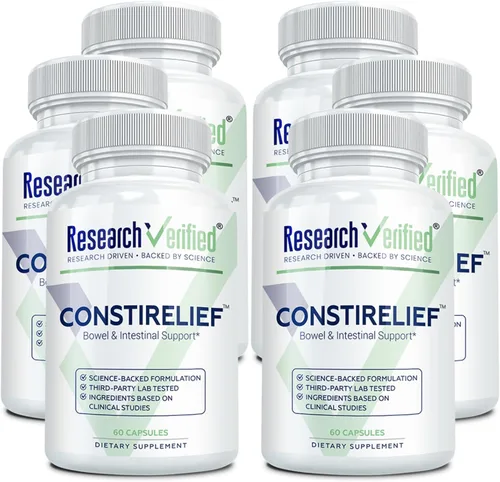 Miniatura 9 de Research Verified ConstiRelief - El mejor suplemento para el alivio del estreñimiento en el mercado - con L. Acidophilus para la salud y prevención