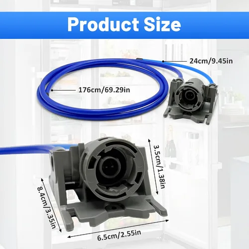 Miniatura 2 de Nueva actualización AKN72949003 Conjunto de cabezal de filtro de refrigerador apto para adaptador de refrigerador LG modelo LMXS28626M, LFXS26566S