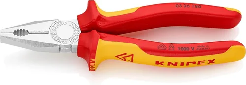 Miniatura 2 de Knipex 03 06 160 SB Alicates Combinados 6,3" con asas aisladas en envases blister