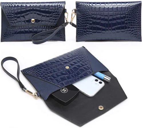 Miniatura 6 de Dasein Bolsos de mano para mujer bolsos de mano con asa superior bolsos de trabajo bolsos de hombro con embrague a juego juego de 2 piezas