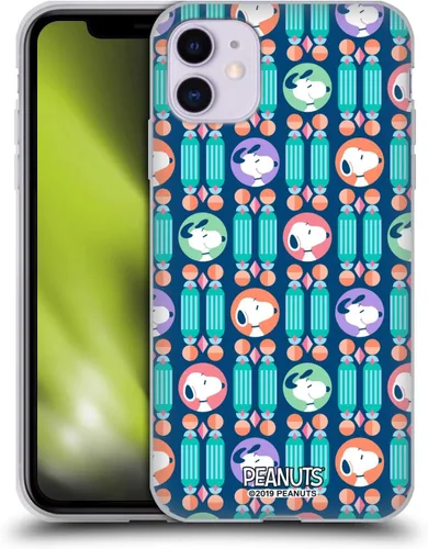 Miniatura 47 de Head Case Designs Snoopy Deco Dreams - Funda de gel suave con licencia oficial de Peanuts Blue Pattern compatible con Apple iPhone 7 Plus/iPhone 8