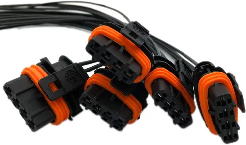 Miniatura 2 de 5pcs set compatible con Volvo 5 Cyl conector eléctrico de bobina de encendido UF341 30713416 enchufe
