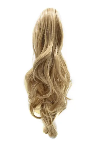 Miniatura 28 de Natural Mujeres Onduladas Chic Garra Pinza Pinza Cola de Caballo Coqueto Capa Extensión de Pelo 14" Rizado Fibra de Alta Temperatura Extensión de 1#