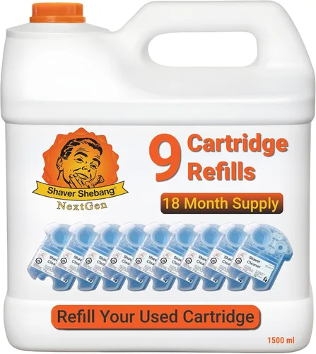 9 recargas de cartuchos Clean & Renew: 18 meses de afeitado limpio NextGen