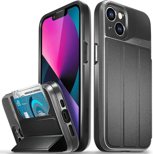 Miniatura 10 de VENA vCommute - Funda tipo cartera compatible con Apple iPhone 12 Pro Max (6.7 pulgadas) (protección contra caídas de grado militar), funda de cuero