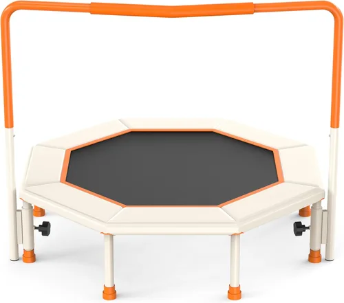 Trampolín infantil de 36 pulgadas para niños de 1 a 3 años, mini trampolín para interiores y exteriores con diseño de resorte sin huecos, juguete de