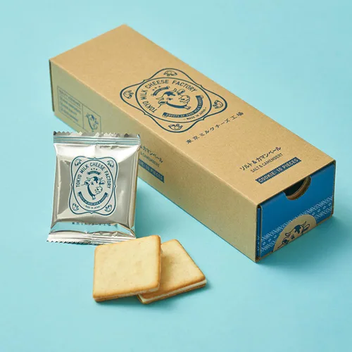 Miniatura 4 de Fábrica de queso de leche de Tokio Salt & Camembert Tokyo Souvenir Gift en Japón Omiyage una caja en 10 piezas
