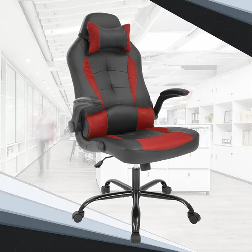 Miniatura 9 de Silla de computadora para videojuegos, silla de computadora de carreras, silla de oficina, silla de escritorio moderna y ajustable, silla ergonómica
