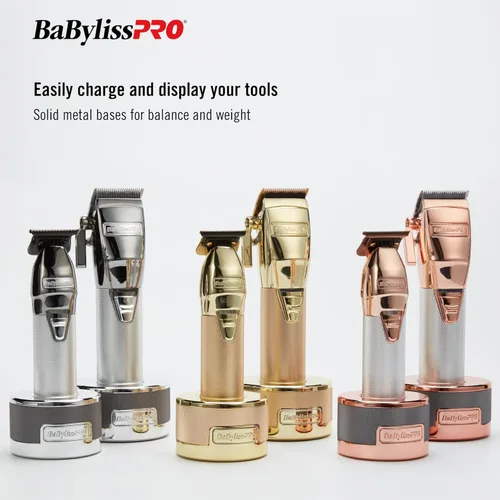 Miniatura 4 de BaBylissPRO Bases de carga para recortadora MetalFX Plateado