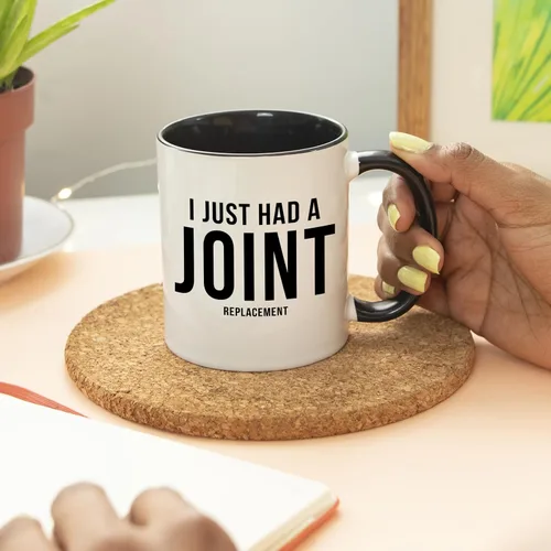 Miniatura 5 de YouNique Designs I Just Had a Joint - Taza de café de repuesto, 11 onzas, regalos de reemplazo de cadera, reemplazo de rodilla, recuperación