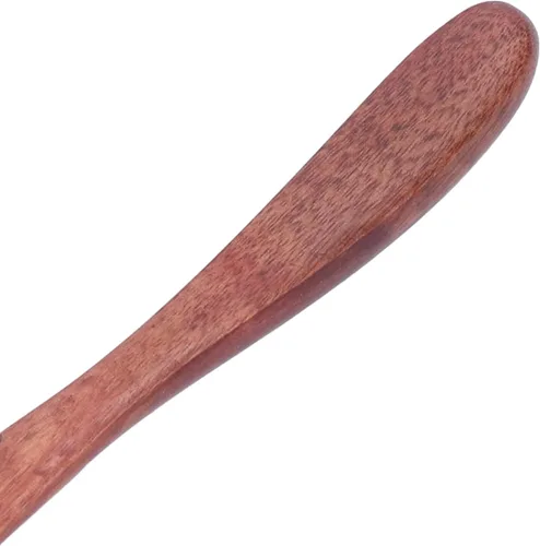 Miniatura 8 de Juego de 5 cuchillos de madera para cena, cuchillos de pastel pulidos, cuchillo de mantequilla reutilizable, cuchillo ecológico hecho a mano, juego