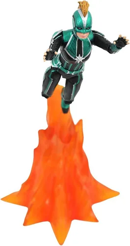 Miniatura 6 de Diamond Select Toys Marvel Select: Figura de acción de Captain Marvel (Starforce Uniforme)