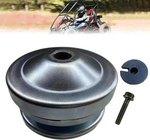QYMOTO KT196 Go Kart Embrague 3/4 '' Polea de controlador para Coleman 6.5 HP Go Kart Mini Bike Serie 30 Convertidor de par Polea de controlador de