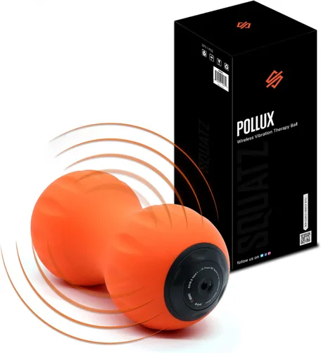 SQUATZ Peanut - Pelota de masaje vibratoria inalámbrica, 3 niveles de intensidad de vibración, 2 a 5 horas de vida útil, portátil y recargable,