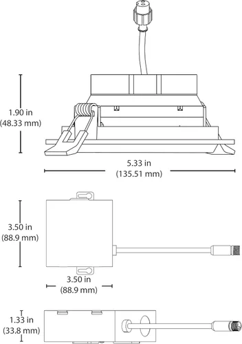 Miniatura 9 de NICOR Lighting DGD411203KRDNK - Focos LED (níquel)