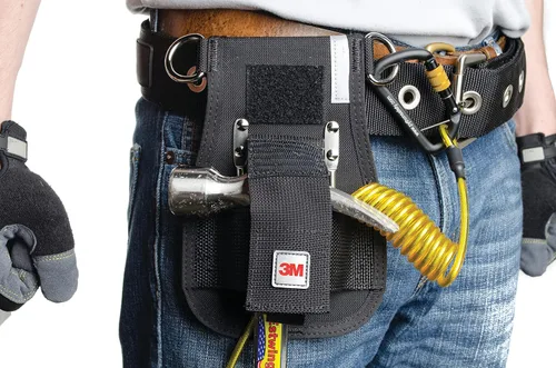 Miniatura 2 de 3M DBI-SALA - Protección contra caídas para herramientas, 1500093, correa de cierre de gancho y bucle con anillos en D de 1 pulgada en ambos lados