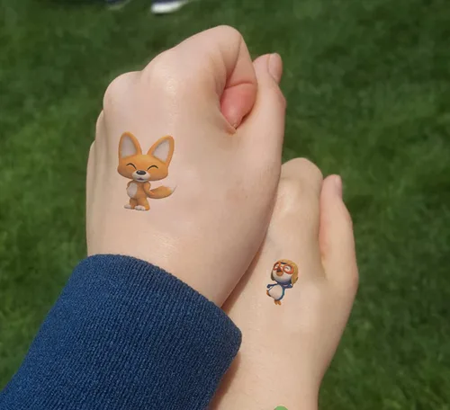 Miniatura 3 de [Incal Tattoo] Tatuaje temporal impermeable imprimible por inyección de tinta y láser: 5 juegos (8.27 pulgadas x 11.7 pulgadas) - Tatuaje Tipo