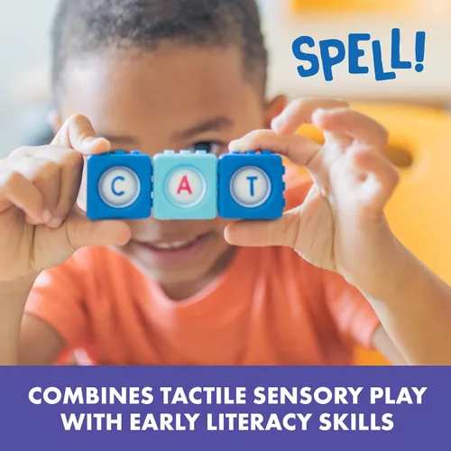 Miniatura 5 de Educational Insights Alphabet BubbleBrix - Juguetes sensoriales de aprendizaje del alfabeto, manipuladores de alfabetización para preescolares