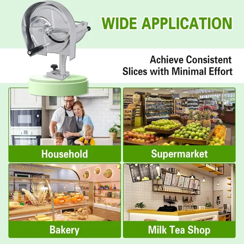 Miniatura 6 de Hakka - Cortador de verduras comercial manual de frutas, máquina de cortar patatas y tomates, rebanadora de cebolla, cortador de verduras de acero