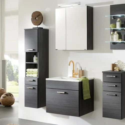Miniatura 6 de Grifos de Baño Dorados – Grifo de Lavabo de Cascada de Un Solo Agujero con Conjunto de Drenaje, Grifos de Baño de Cascada de Oro Cepillado con Caño