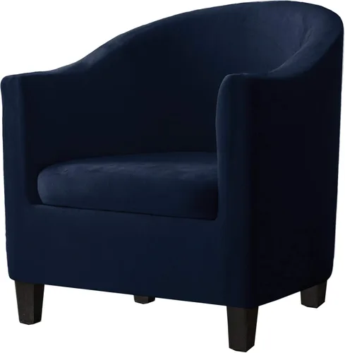 Miniatura 16 de Fundas de terciopelo para sillones, fundas de elastano para sillones, fundas elásticas para sillas de bañera, fundas protectoras para muebles, funda