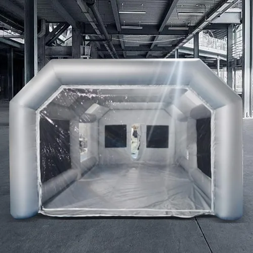 Miniatura 8 de Tienda de campaña portátil para automóvil, tienda inflable de cabina de pintura en aerosol, estación de trabajo móvil para automóvil, filtro lavable