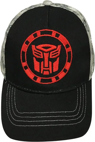 Miniatura 7 de Hasbro Little Boys Transformers Autobots - Gorra de béisbol de algodón edad 4-7 GrisNegro