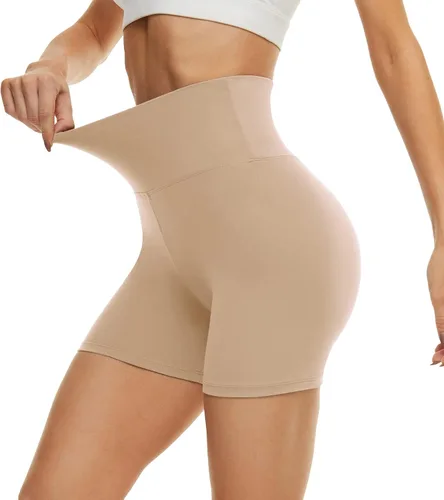 Miniatura 21 de CAMPSNAIL - Pantalones cortos de yoga para mujer, 3"/5"/8" de cintura alta con control de abdomen, pantalones cortos de elastano para voleibol, yoga