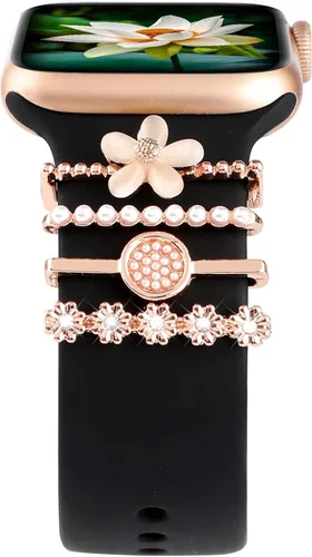Miniatura 12 de Correas decorativas para reloj compatibles con Apple Watch de 1.496 pulgadas, 1.575 pulgadas, 1.614 pulgadas, 1.654 pulgadas, 1.732 pulgadas, 1.772