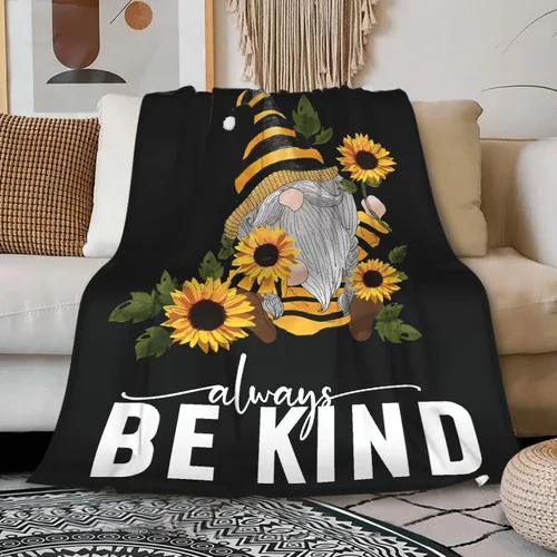 Miniatura 32 de Manta de gnomos navideños para adultos, mujeres, manta de franela suave y cálida para sofá, cama de viaje, 30 x 40 pulgadas para mascotas
