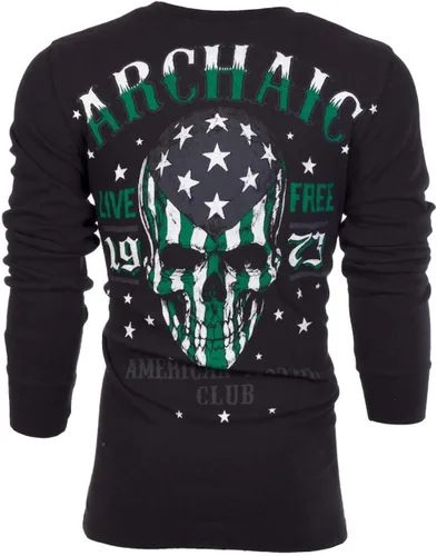Miniatura 4 de Archaic by Affliction - Camisa térmica para hombre, color negro