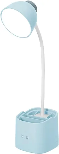 Miniatura 9 de Fantasee Lámpara LED de escritorio, 3 modos de iluminación, regulable al tacto, 9 de brillo, lámpara de mesa con batería recargable con soporte