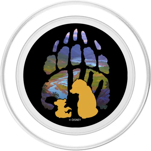 Miniatura 2 de Disney Brother Bear Kenai y Koda Silueta con Paw PopSockets MagSafe PopGrip para iPhone