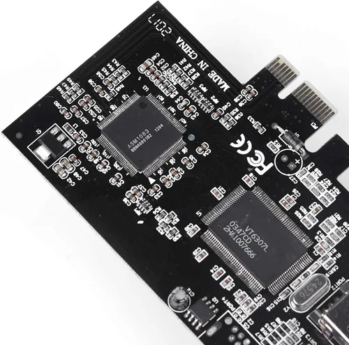 Miniatura 6 de Tarjeta de captura PCIe FireWire, 2.5Gbps 1394a IEEE 1394 tarjeta controladora con cable para PC de escritorio